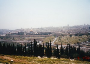 View of the City of Jerusalem from the Mount of Olives